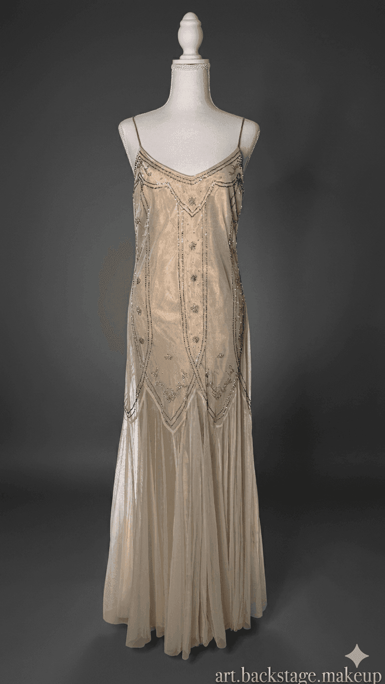 Gatsby-Style Evening Gown