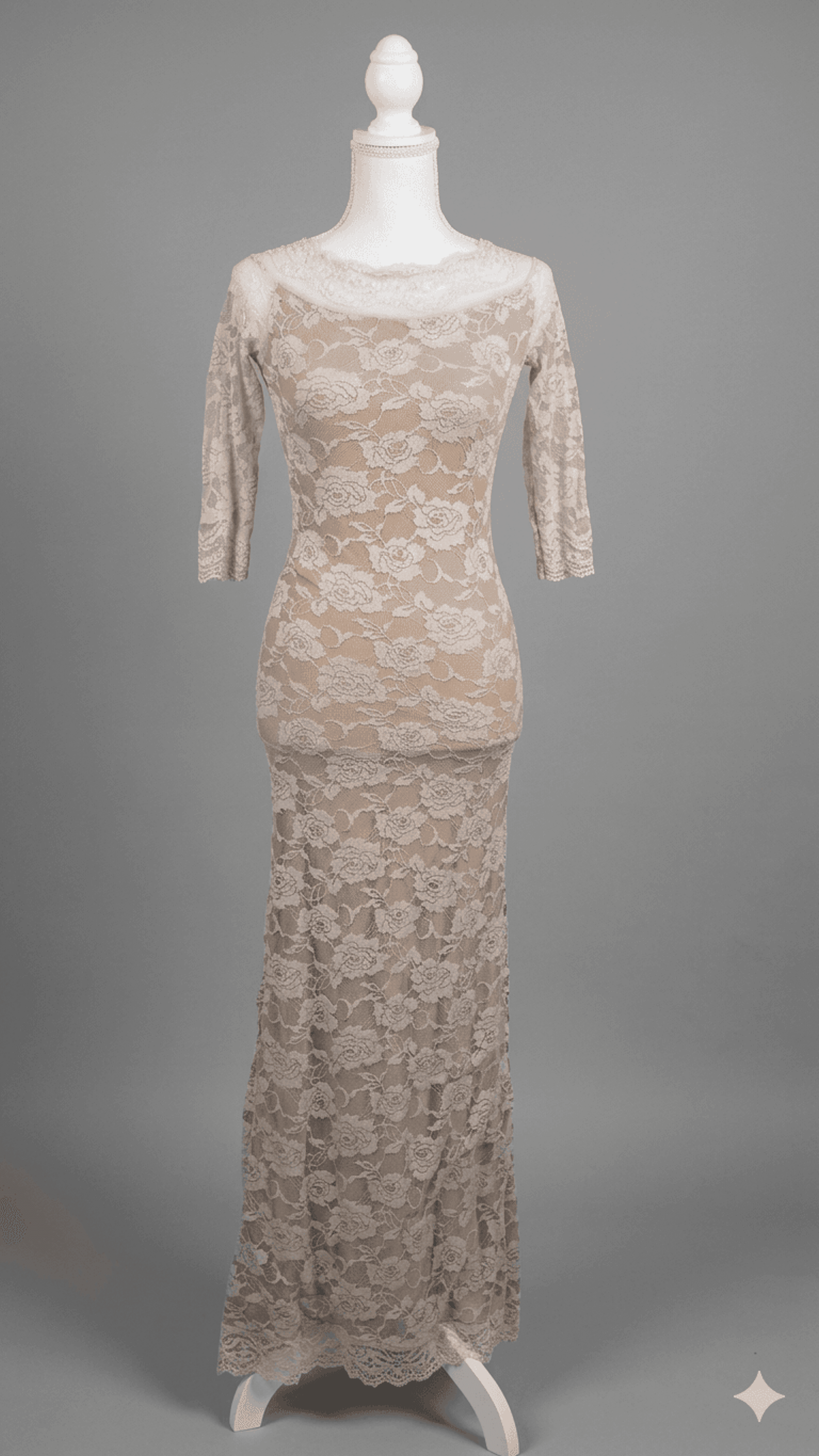 "Tenderness" Lace Gown